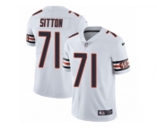 Men's Nike Chicago Bears #71 Josh Sitton Vapor Untouchable Limited White NFL Jersey