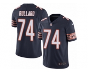Men's Nike Chicago Bears #74 Jonathan Bullard Limited Navy Blue Rush NFL Jersey