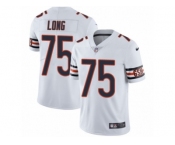 Men's Nike Chicago Bears #75 Kyle Long Vapor Untouchable Limited White NFL Jersey