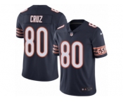 Men's Nike Chicago Bears #80 Victor Cruz Navy Blue Team Color Vapor Untouchable Limited Player NFL Jersey