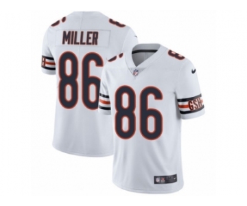 Men's Nike Chicago Bears #86 Zach Miller Vapor Untouchable Limited White NFL Jersey