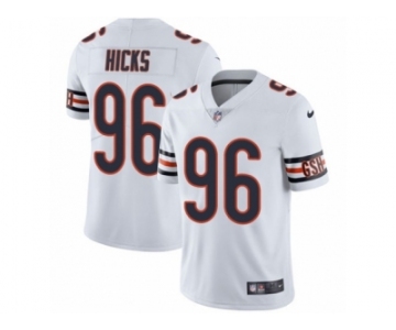 Men's Nike Chicago Bears #96 Akiem Hicks Vapor Untouchable Limited White NFL Jersey