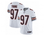 Men's Nike Chicago Bears #97 Willie Young Vapor Untouchable Limited White NFL Jersey