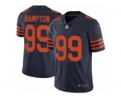 Men's Nike Chicago Bears #99 Dan Hampton Vapor Untouchable Limited Navy Blue 1940s Throwback Alternate NFL Jersey