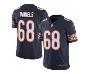 Nike Chicago Bears #68 James Daniels Navy Blue Team Color Men Stitched NFL Vapor Untouchable Limited Jersey
