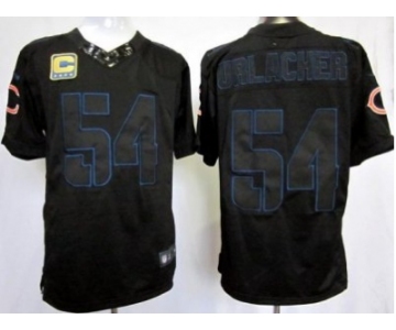 Nike NFL Jerseys Chicago Bears #54 Brian Urlacher Black[C Patch Impact Limited]