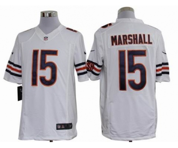 nike nfl jerseys chicago bears #15 brandon marshall white[nike limited]