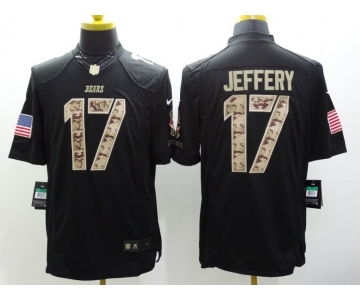 nike nfl jerseys chicago bears #17 jeffery black[salute to service limited]