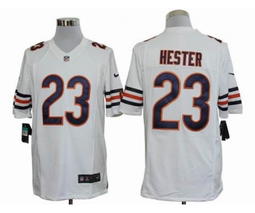 nike nfl jerseys chicago bears #23 hester white[nike limited]