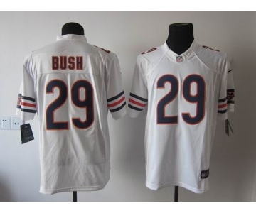 nike nfl jerseys chicago bears #29 bush white[nike limited]