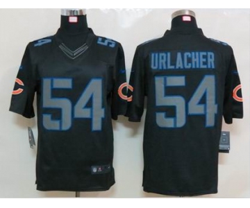 nike nfl jerseys chicago bears #54 urlacher black[nike limited]