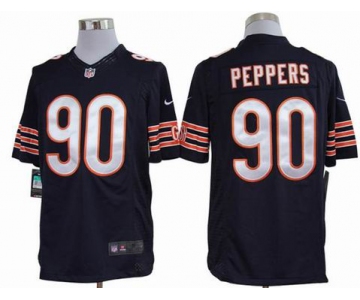 nike nfl jerseys chicago bears #90 julius peppers blue [nike limited]