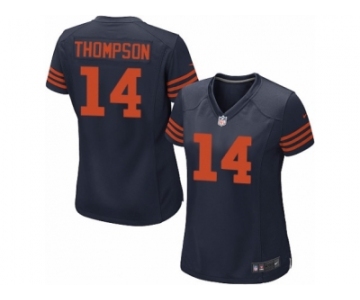 Women Nike Chicago Bears #14 Deonte Thompson Game Navy Blue Alternate NFL Jersey