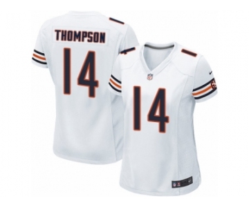 Women Nike Chicago Bears #14 Deonte Thompson Game White NFL Jersey