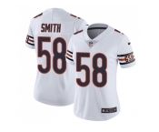 Women Nike Chicago Bears #58 Roquan Smith White Stitched NFL Vapor Untouchable Limited Jersey