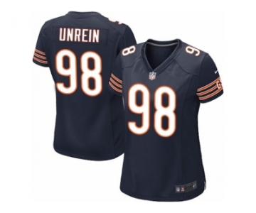 Women Nike Chicago Bears #98 Mitch Unrein Game Navy Blue Team Color NFL Jersey
