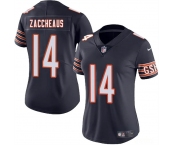 Women's Chicago Bears #14 Olamide Zaccheaus Navy 2025 Vapor Stitched Jersey