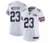 Women's Chicago Bears #23 Devin Hester White 100th Season Limited Football Jersey