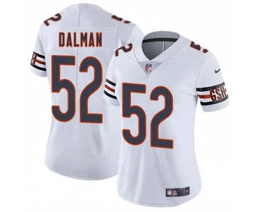 Women's Chicago Bears #52 Drew Dalman White 2025 Vapor Stitched Jersey