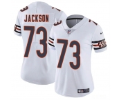 Women's Chicago Bears #73 Jonah Jackson White 2025 Vapor Stitched Jersey