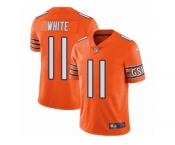 Women's Nike Bears #11 Kevin White Orange Men's Stitched NFL Limited Rush Jersey