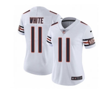 Women's Nike Bears #11 Kevin White White Stitched NFL Vapor Untouchable Limited Jersey