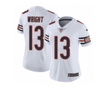 Women's Nike Chicago Bears #13 Kendall Wright Vapor Untouchable Limited White NFL Jersey