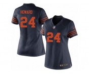 Women's Nike Chicago Bears #24 Jordan Howard Limited Navy Blue 1940s Throwback Alternate NFL Jersey