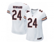 Women's Nike Chicago Bears #24 Jordan Howard Limited White NFL Jersey