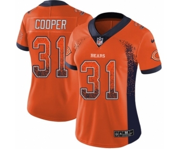 Women's Nike Chicago Bears #31 Marcus Cooper Limited Orange Rush Drift Fashion NFL Jersey