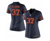 Women's Nike Chicago Bears #37 Bryce Callahan Limited Navy Blue 1940s Throwback Alternate NFL Jersey