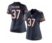 Women's Nike Chicago Bears #37 Bryce Callahan Limited Navy Blue Team Color NFL Jersey