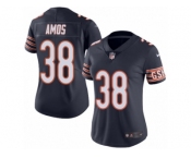 Women's Nike Chicago Bears #38 Adrian Amos Limited Navy Blue Rush NFL Jersey