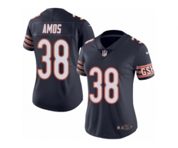 Women's Nike Chicago Bears #38 Adrian Amos Limited Navy Blue Rush NFL Jersey