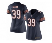 Women's Nike Chicago Bears #39 Jacoby Glenn Limited Navy Blue Team Color NFL Jersey