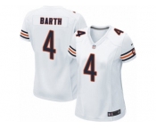 Women's Nike Chicago Bears #4 Connor Barth Limited White NFL Jersey