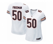 Women's Nike Chicago Bears #50 Jerrell Freeman Limited White NFL Jersey