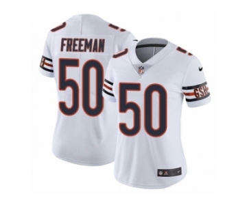 Women's Nike Chicago Bears #50 Jerrell Freeman Vapor Untouchable Limited White NFL Jersey