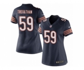 Women's Nike Chicago Bears #59 Danny Trevathan Limited Navy Blue Team Color NFL Jersey