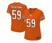 Women's Nike Chicago Bears #59 Danny Trevathan Limited Orange Alternate NFL Jersey