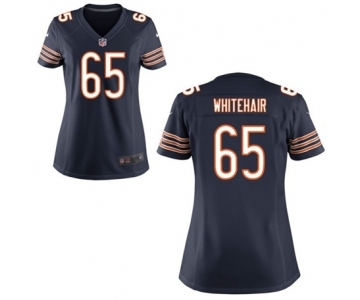 Women's Nike Chicago Bears #65 Cody Whitehair Navy Blue Team Color NFL Jersey