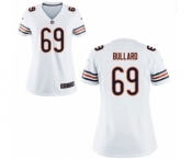 Women's Nike Chicago Bears #69 Jonathan Bullard White NFL Jersey