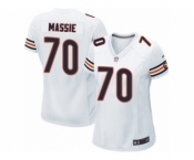 Women's Nike Chicago Bears #70 Bobby Massie Limited White NFL Jersey