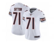 Women's Nike Chicago Bears #71 Josh Sitton Vapor Untouchable Limited White NFL Jersey