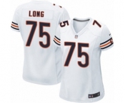 Women's Nike Chicago Bears #75 Kyle Long White NFL Jersey