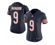 Women's Nike Chicago Bears #9 Jim McMahon Limited Navy Blue Rush NFL Jersey