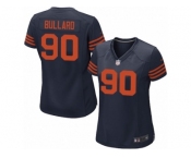 Women's Nike Chicago Bears #90 Jonathan Bullard Game Navy Blue 1940s Throwback Alternate NFL Jersey