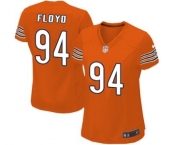 Women's Nike Chicago Bears #94 Leonard Floyd Game Orange Alternate NFL Jersey
