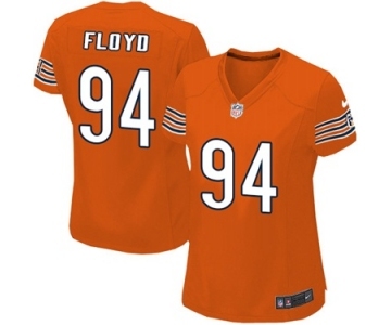 Women's Nike Chicago Bears #94 Leonard Floyd Game Orange Alternate NFL Jersey