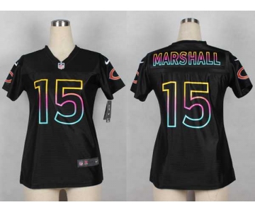 nike women nfl jerseys chicago bears #15 brandon marshall black[nike fashion]